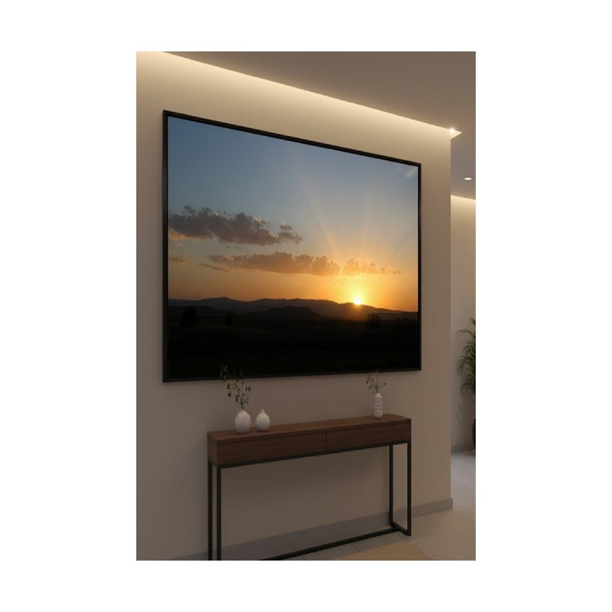 Safir Design Huzur Veren Doğal Gün Batımı Temalı Çerçevelitablo