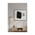 Safir Design Modern Soyut Formlar Siyah Beyaz Çerçeveli Tablo