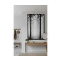 Safir Design Sisli Çam Ağaçları Temalı Modern Çerçeveli Tablo