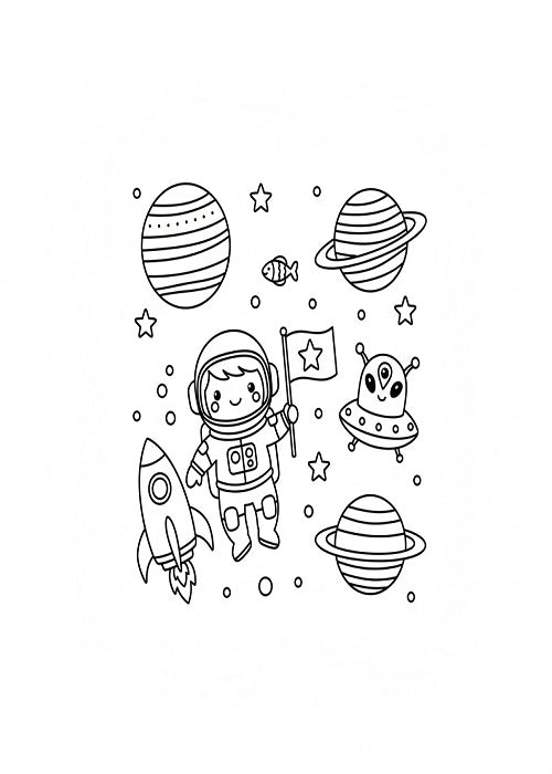 Safir Design Okul Öncesi Dev Boyama Rulosu Alternatifi 8’li Set Hayvanlar ve Doğa Temalı