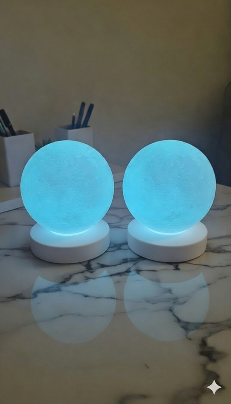 Safir Design Minimalist Renk Değiştiren Gece Lambası - USB Bağlantılı