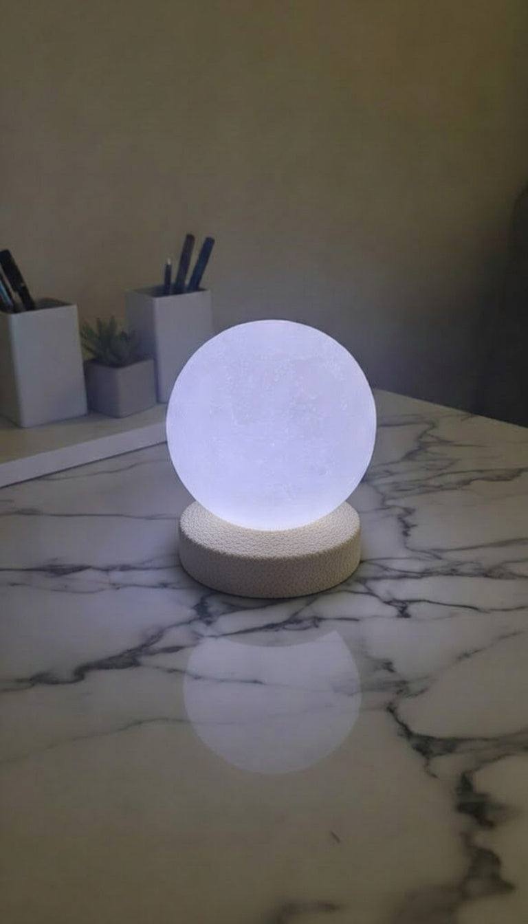 Safir Design Minimalist Renk Değiştiren Gece Lambası - USB Bağlantılı