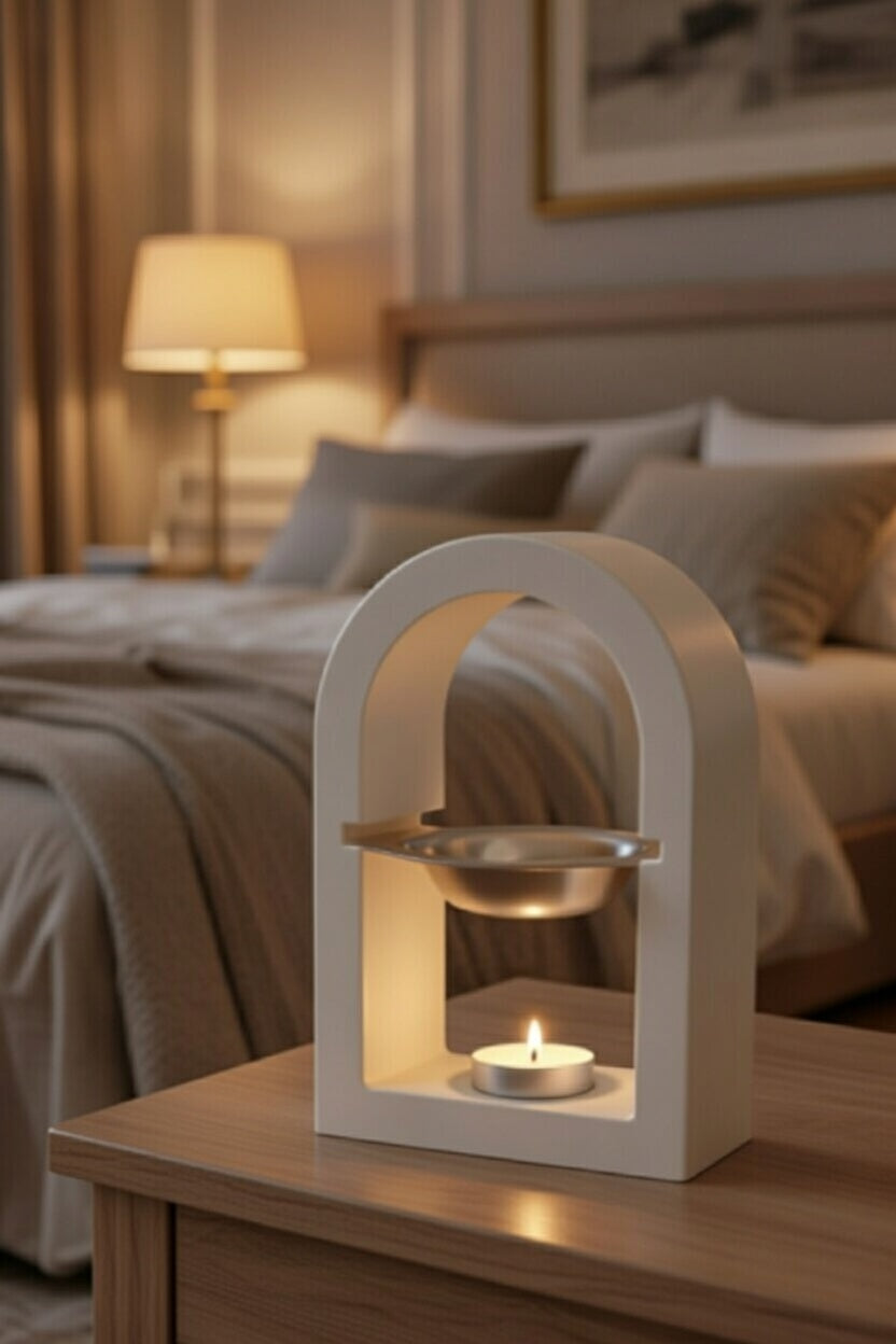 Safir Design Modern Buhurdanlık ve Uçucu Yağ Seti