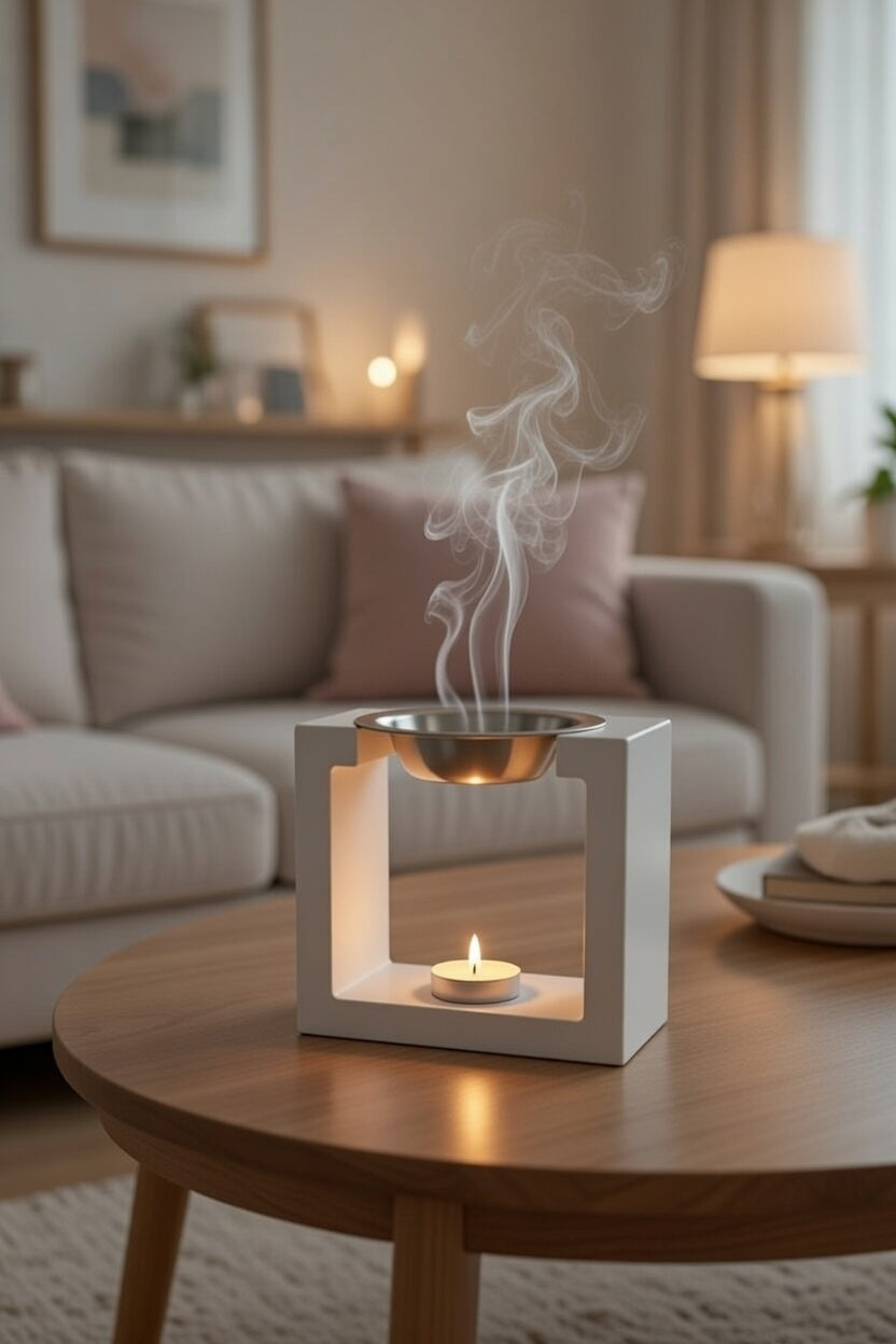 Safir Design Lüks Tasarım Buhurdanlık Seti ve Uçucu Yağ