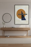 Safir Design Minimalist Geometrik  Şık Çerçeveli Tablo