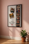 Safir Design Kişiye Özel Film Şeridi Tasarımlı Çerçeveli Tablo-Kişiye Özel Fotoğraflı Tablo