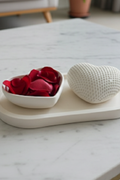 Safir Design Minimalist Masa Üstü Obje Seti - Kalp Temalı Dekoratif Obje