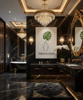 Safir Design Modern Banyolara Siyah Çerçeveli Tablo