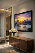 1000 Parçalık Puzzle Çerçevesi - Siyah Ahşap Çerçeve (50x70 cm)