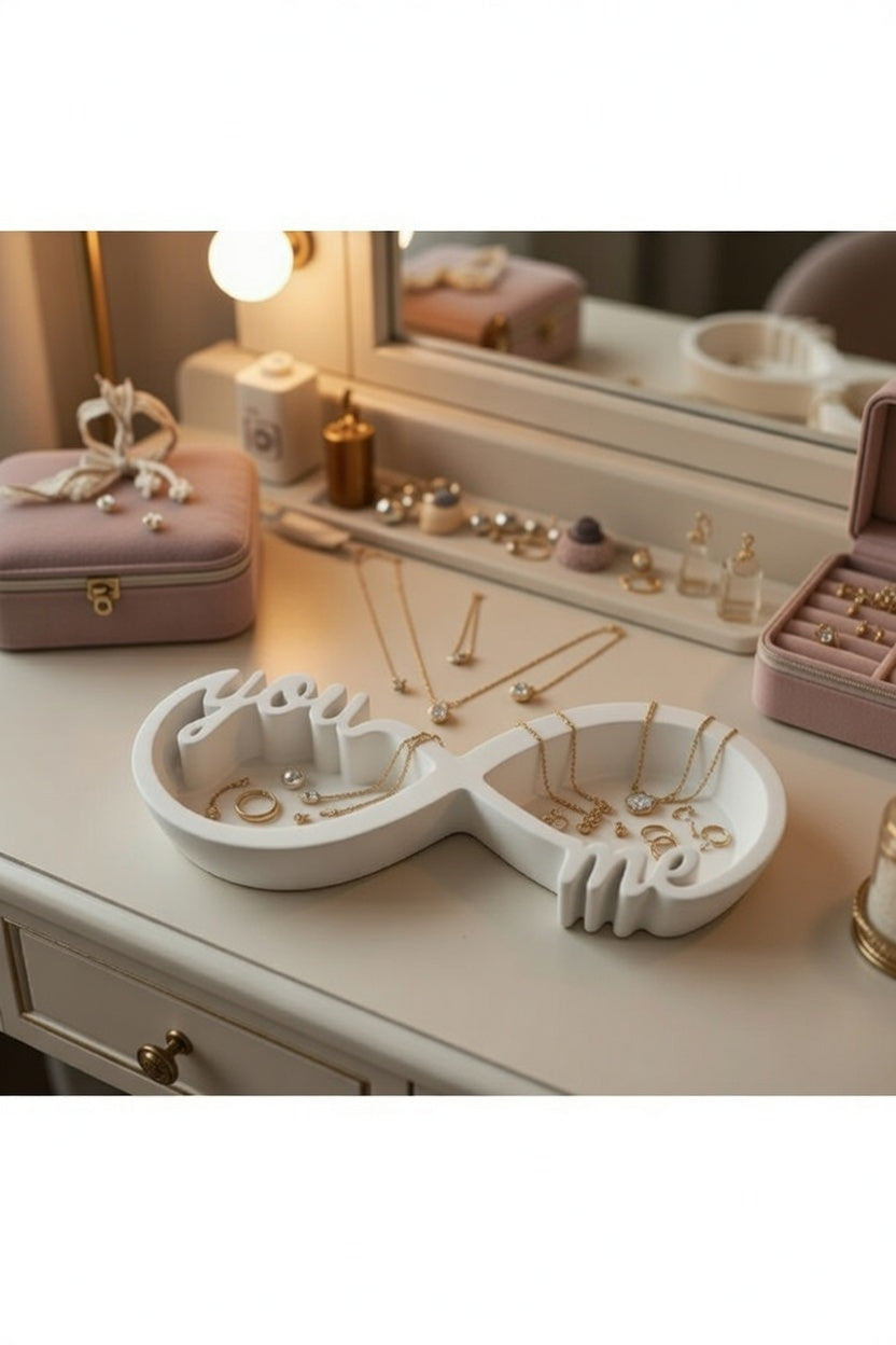 Safir Design Romantik Sonsuzluk You & Me Obje - Minimalist Sonsuzluk Tasarımı Dekoratif Obje