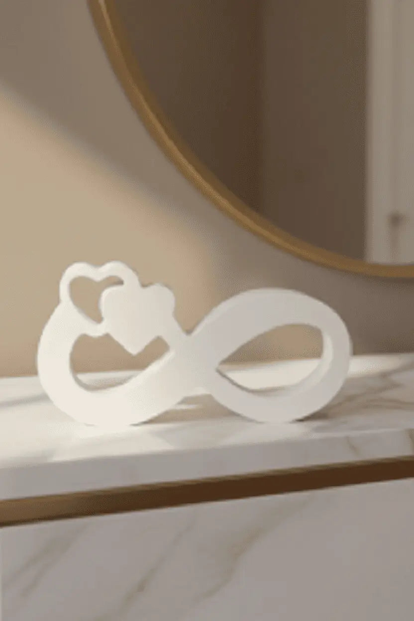 Safir Design Modern Kalp Figürlü Dekoratif Obje