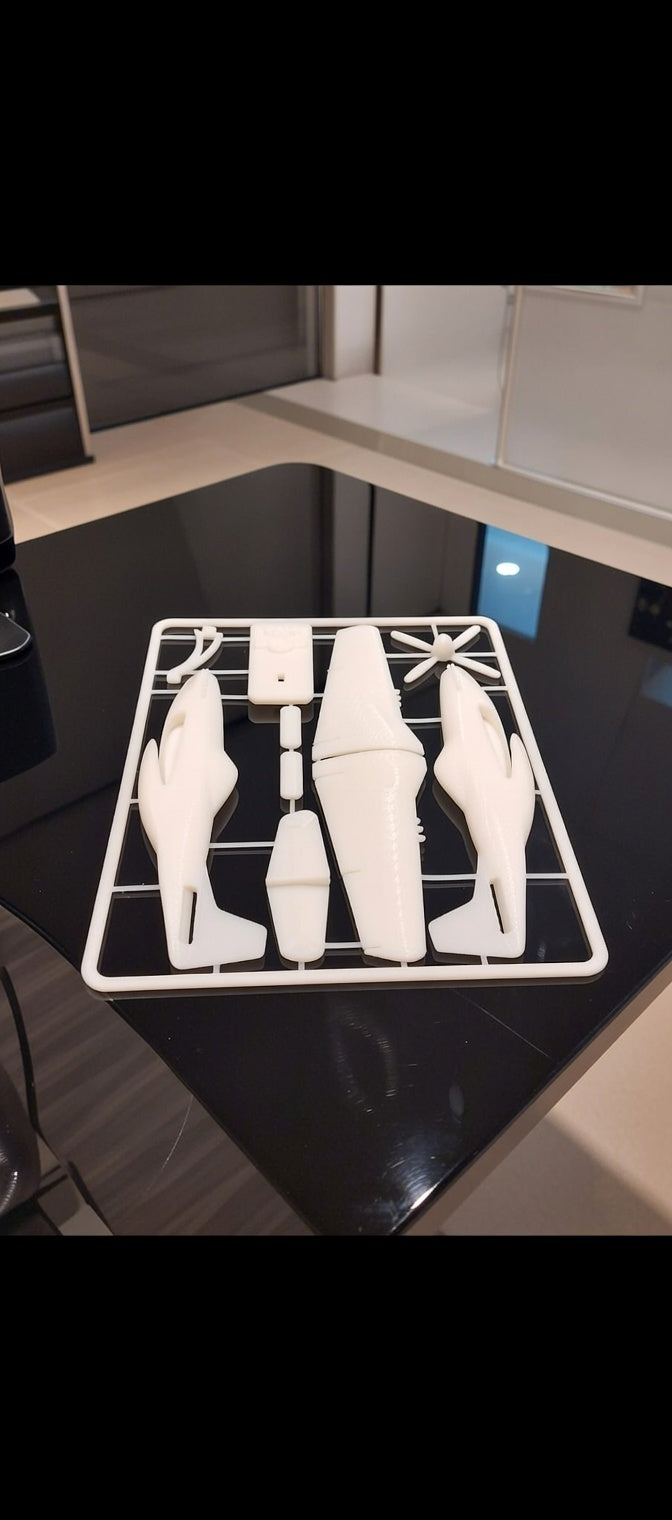Safir Design Havacılık Serisi Parçalı Uçak Maketi - Kendin Tasarla & Boyanabilir Hobi Seti